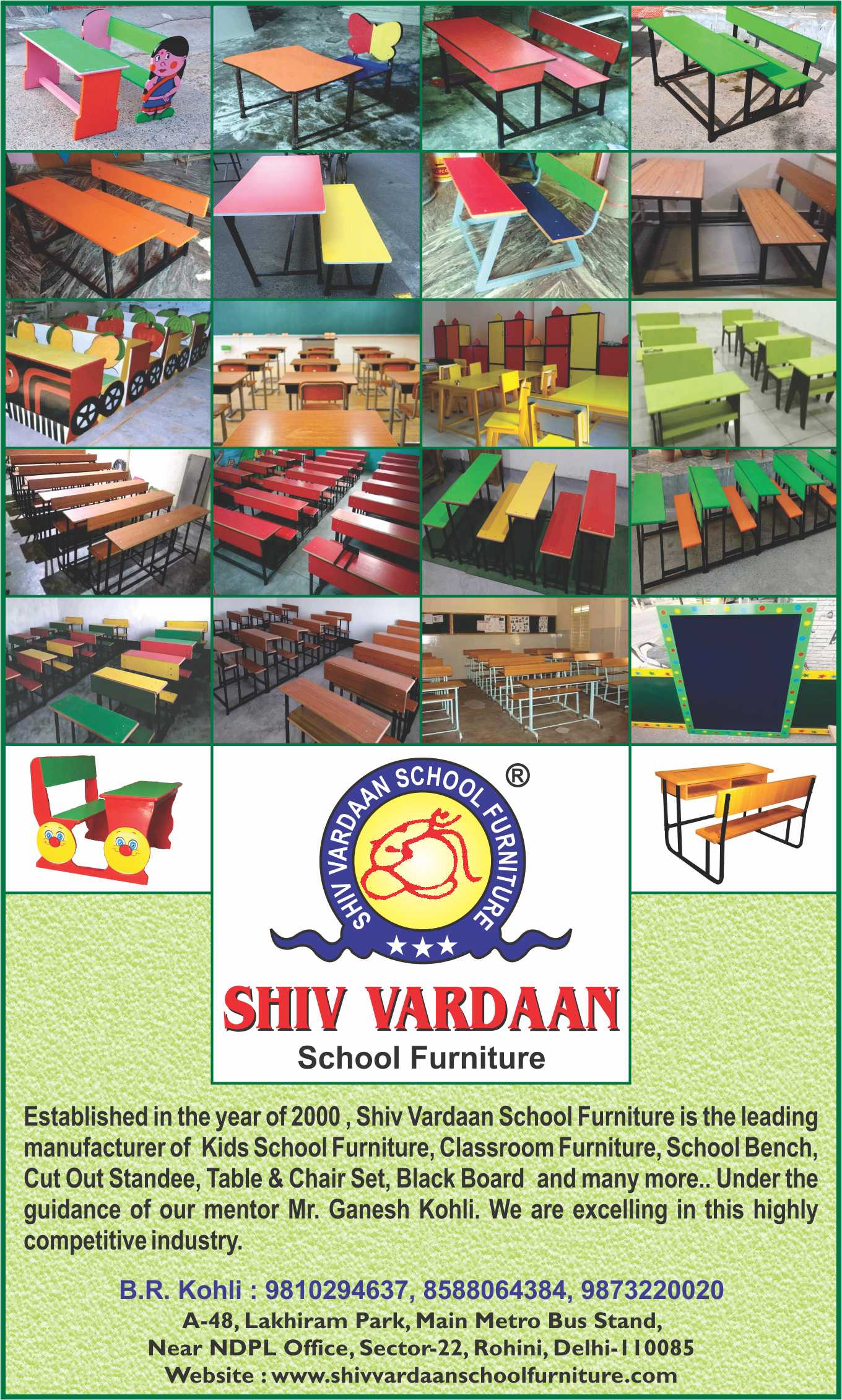 Shiv Vardaan School Furniture-